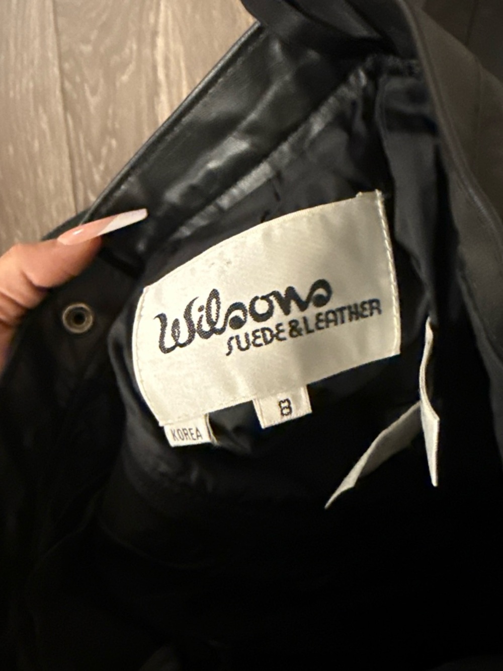 WILSONS LEATHER Black Leather Pencil Skirt - Women's - Picture 3 of 5